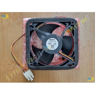 ( SP1881 ) Quạt Tủ Lạnh 12,5Cm Cánh Đen 3 Dây Đỏ Đen Vàng